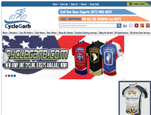 Tablet Screenshot of cyclegarb.com